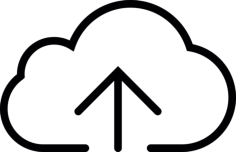 Cloud Uploading Sketch Svg Vector, Free Vectors File
